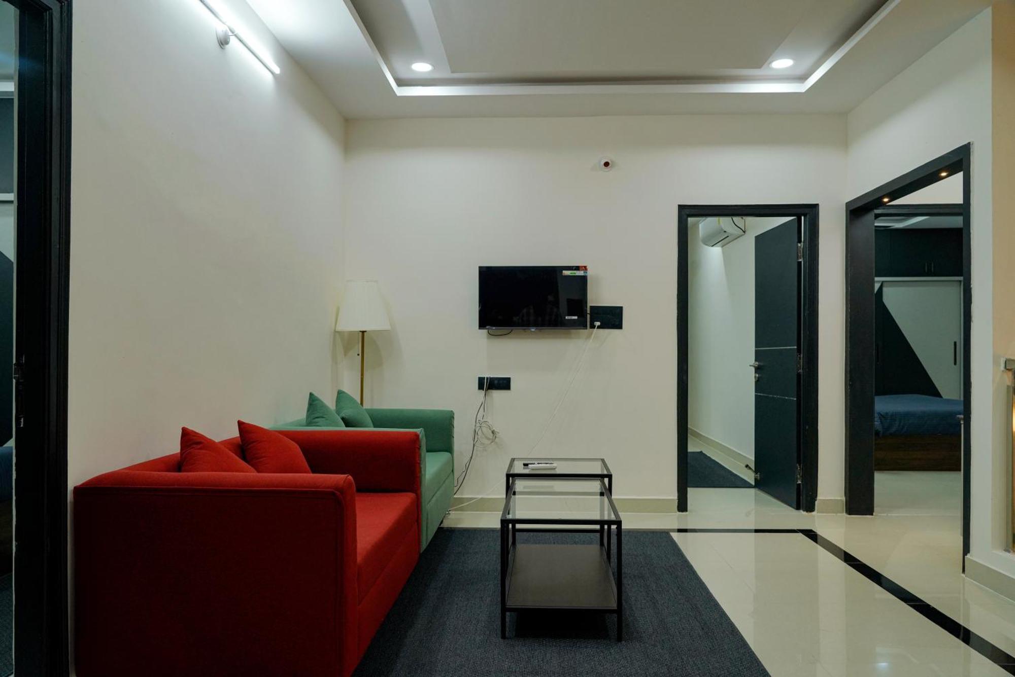 N Cube Serviced Apartments Haydarabad Dış mekan fotoğraf